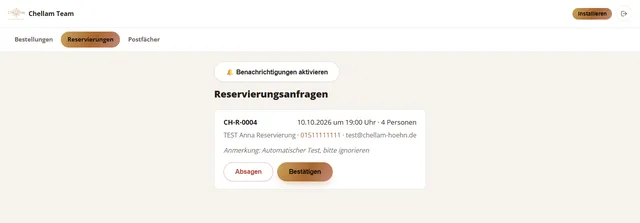 Team-App von Chellam H&ouml;hn