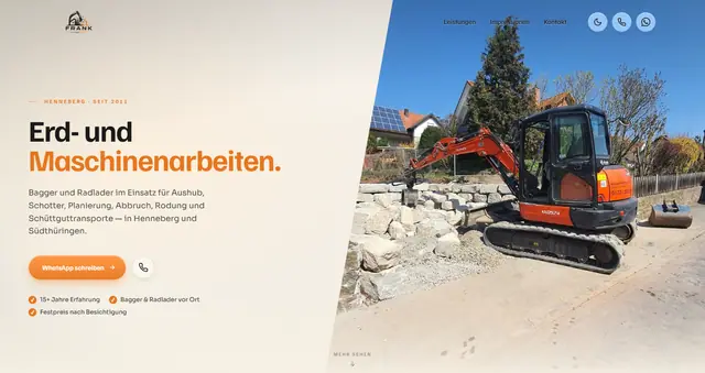 Startseite von firma-frank.de
