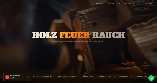Startseite von holzfeuerrauch.de