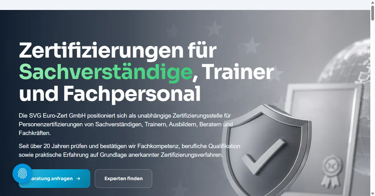 Vorschau der Startseite svg-nrw.de